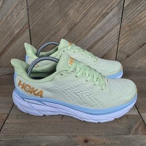Hoka One One Clifton 8 Mens Athletic Running Shoes Size 9.5 D 1119393 BSSNG